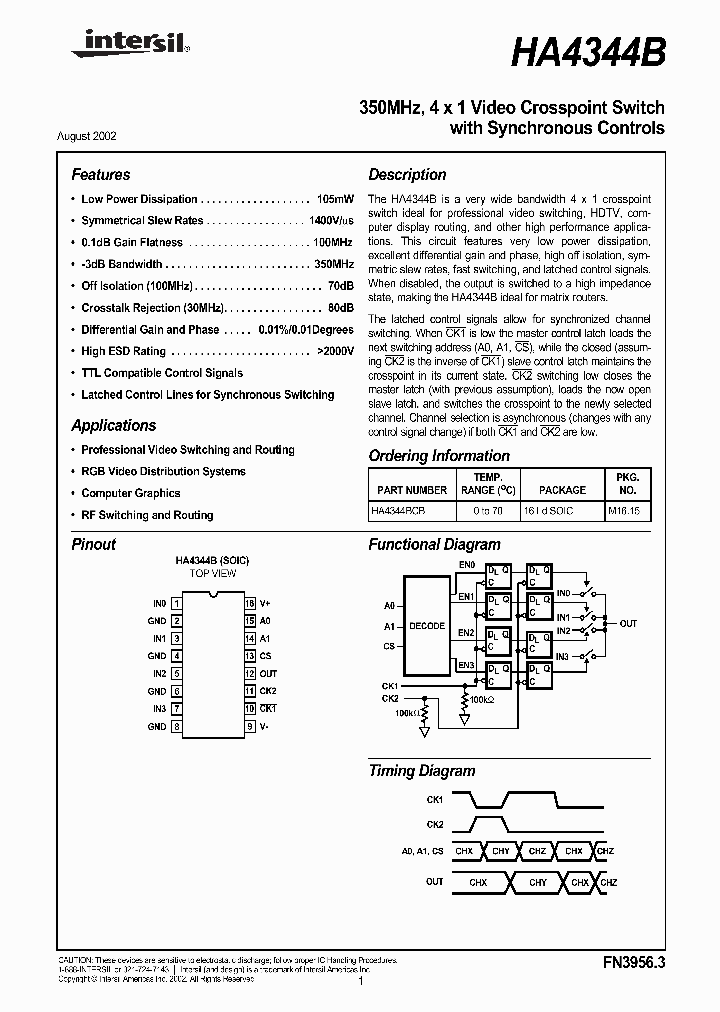 HA4344_2179164.PDF Datasheet Download --- IC-ON-LINE