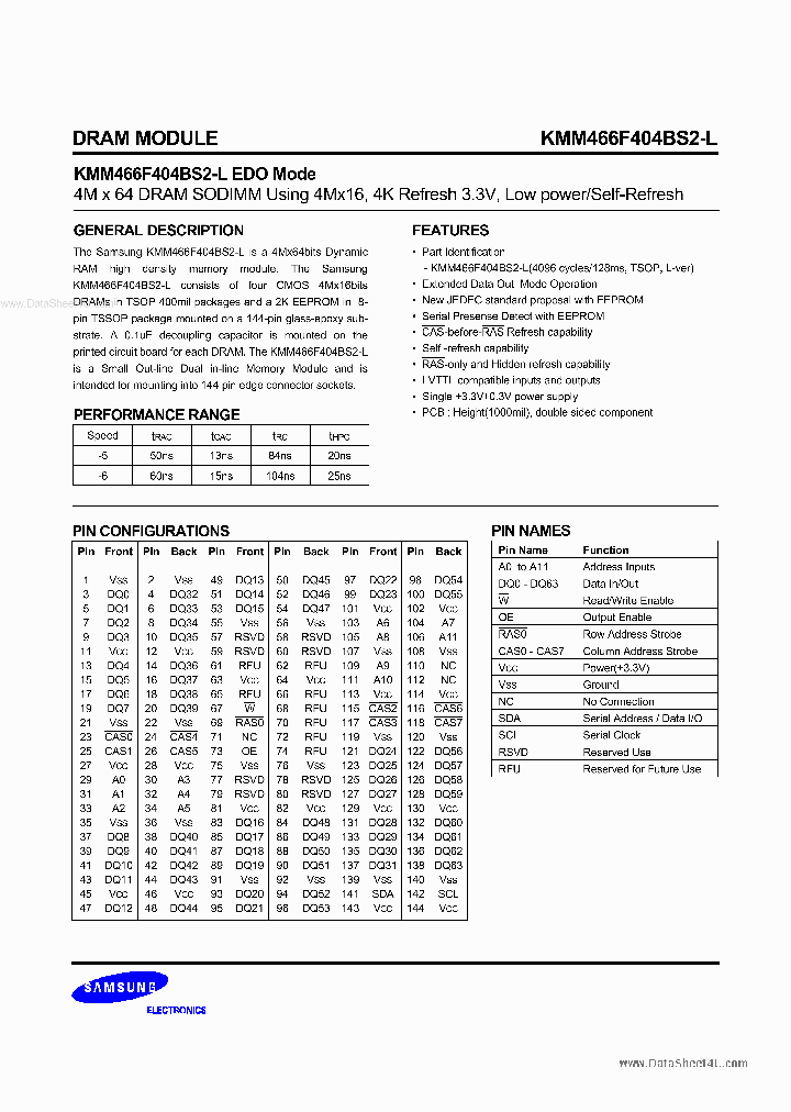 KMM466F404BS2-L_2179605.PDF Datasheet