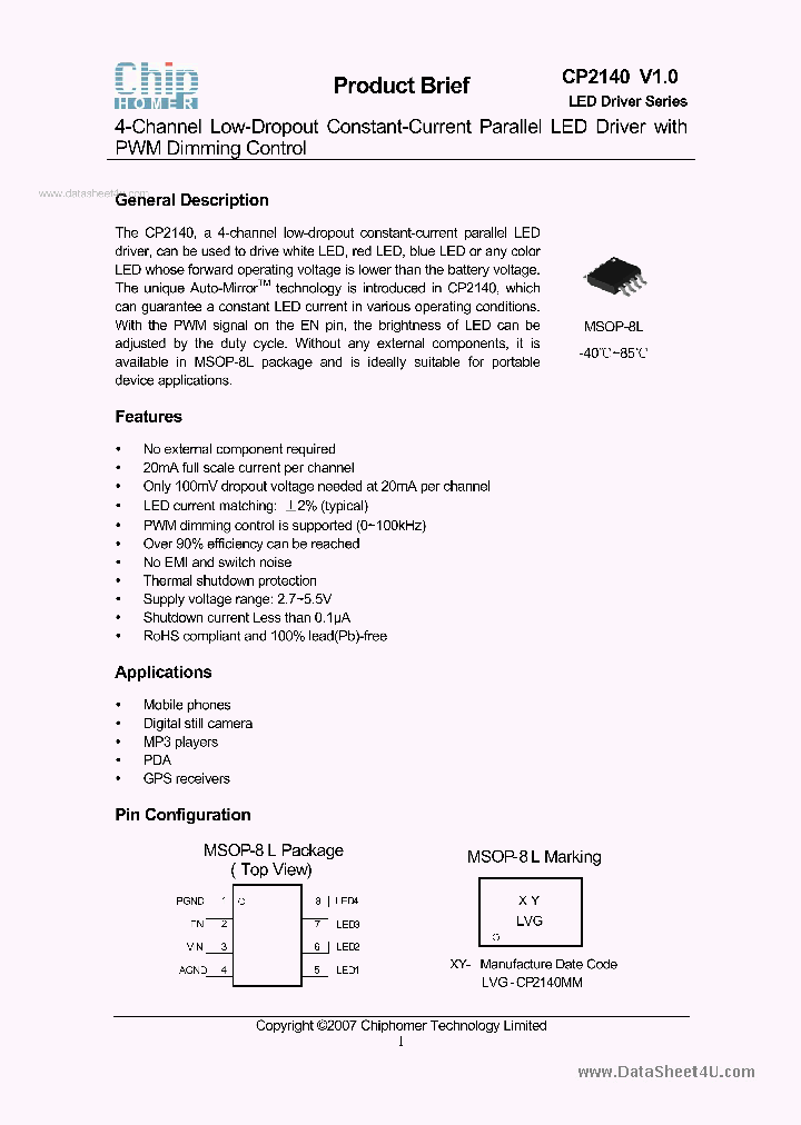CP2140_2209455.PDF Datasheet