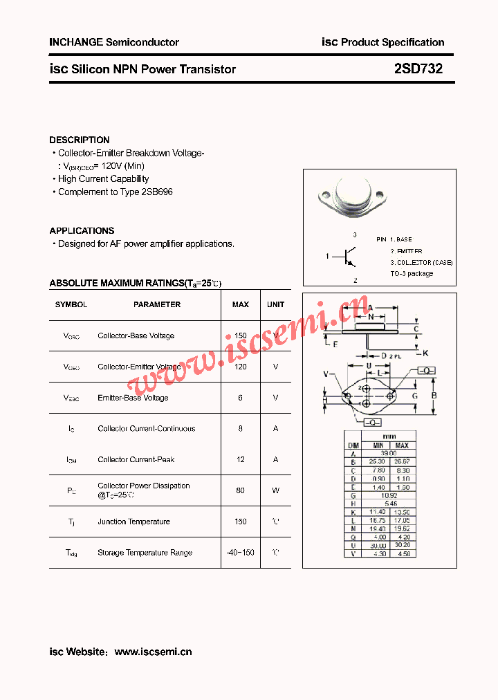 2SD732_2210366.PDF Datasheet