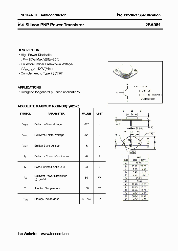 2SA981_2228893.PDF Datasheet