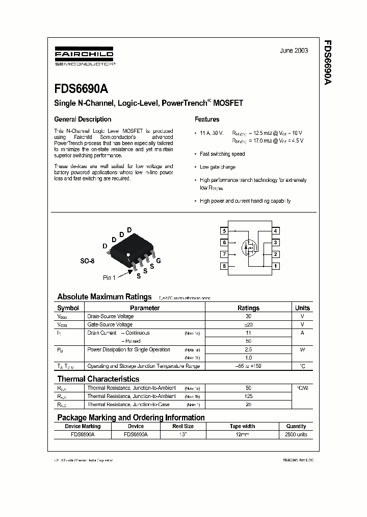 FDS6690ANF073_2231451.PDF Datasheet