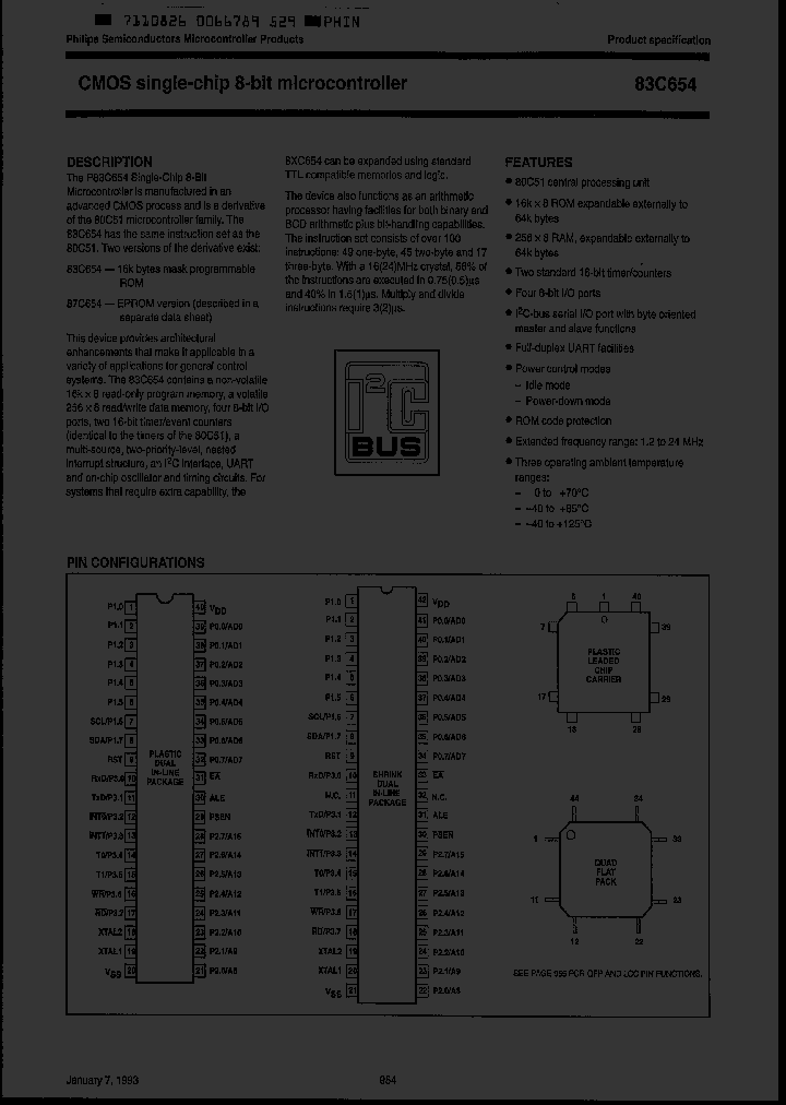 P83C654FBRXXX_2242185.PDF Datasheet