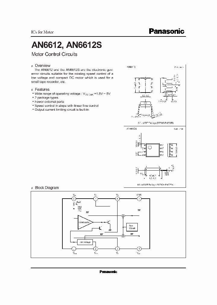 AN6612AN6612S_2242682.PDF Datasheet