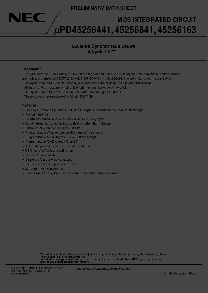 UPD45256841G5-A80L-9JF_2247550.PDF Datasheet
