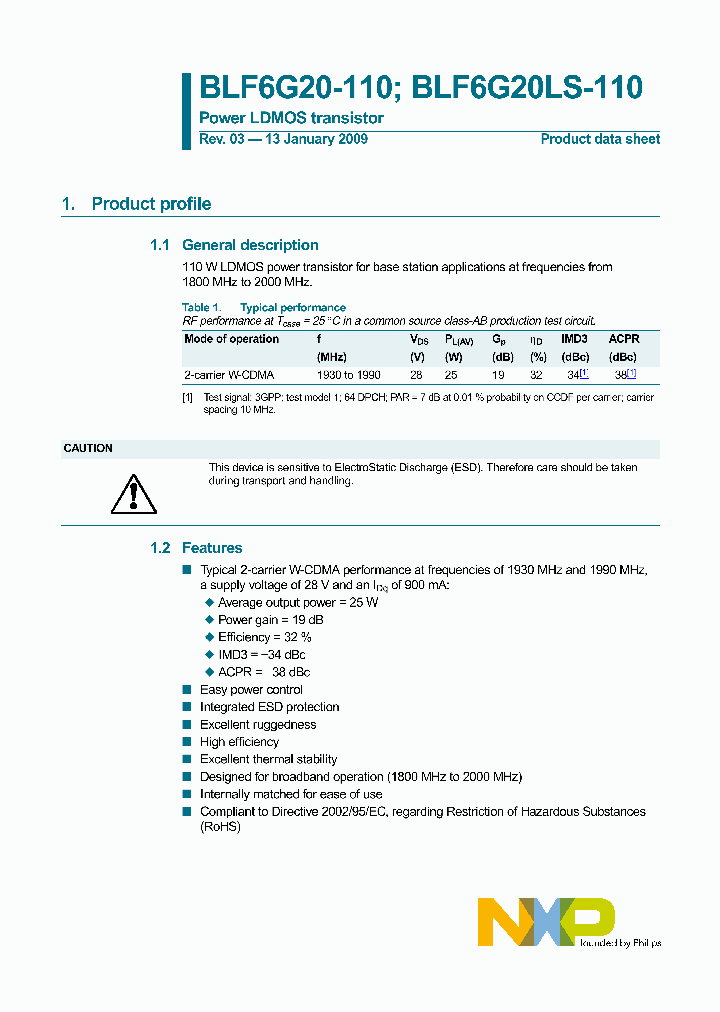 BLF6G20-11009_2254800.PDF Datasheet