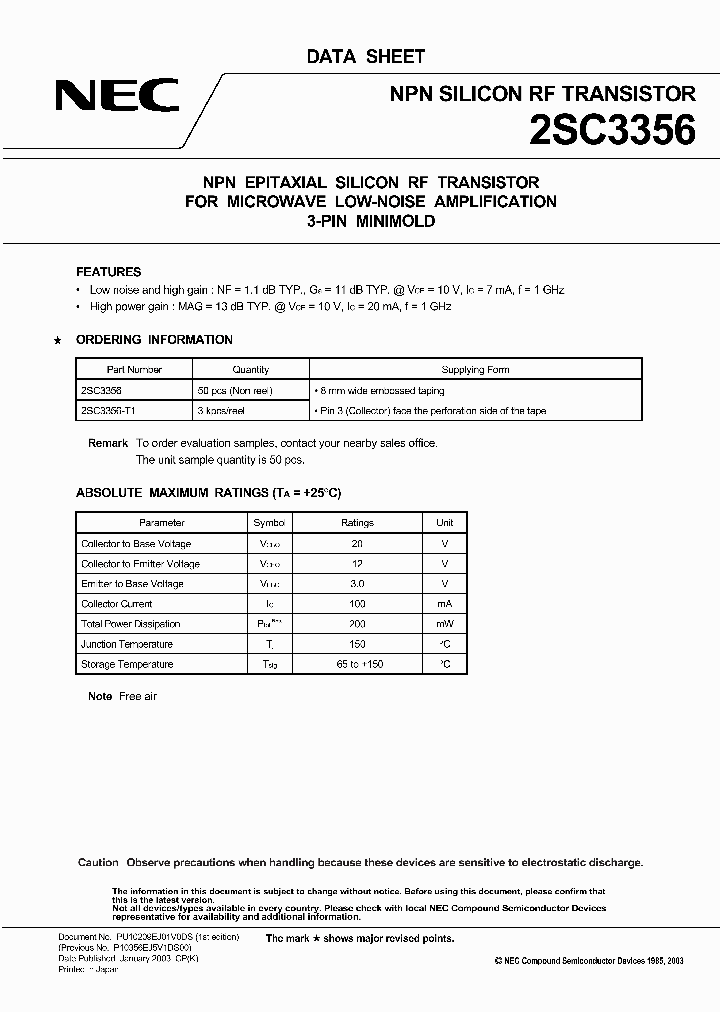 2SC3356NE85633_2259658.PDF Datasheet