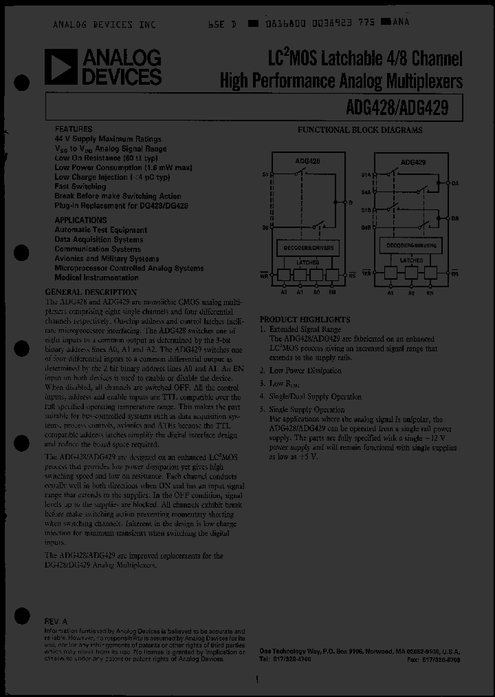 ADG429TQ883B_2263553.PDF Datasheet