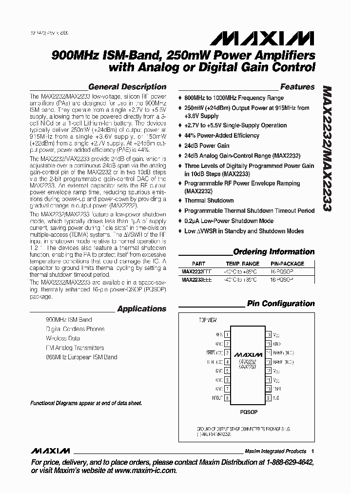 MAX2232_2279690.PDF Datasheet