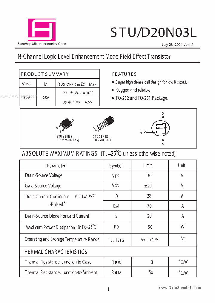 STD20N03L_2284731.PDF Datasheet