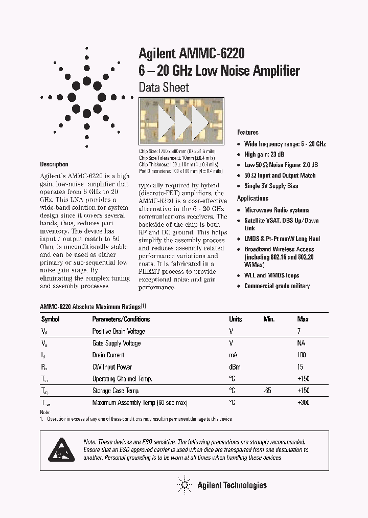 AMMC-6220_2294694.PDF Datasheet