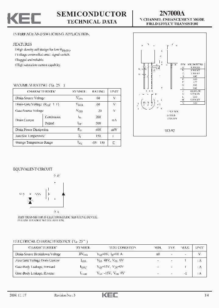 2N7000A_2331645.PDF Datasheet