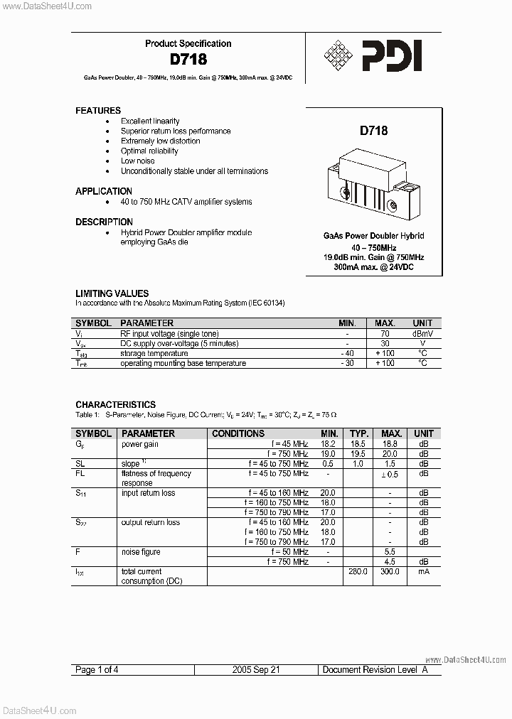 D718_2329186.PDF Datasheet Download --- IC-ON-LINE