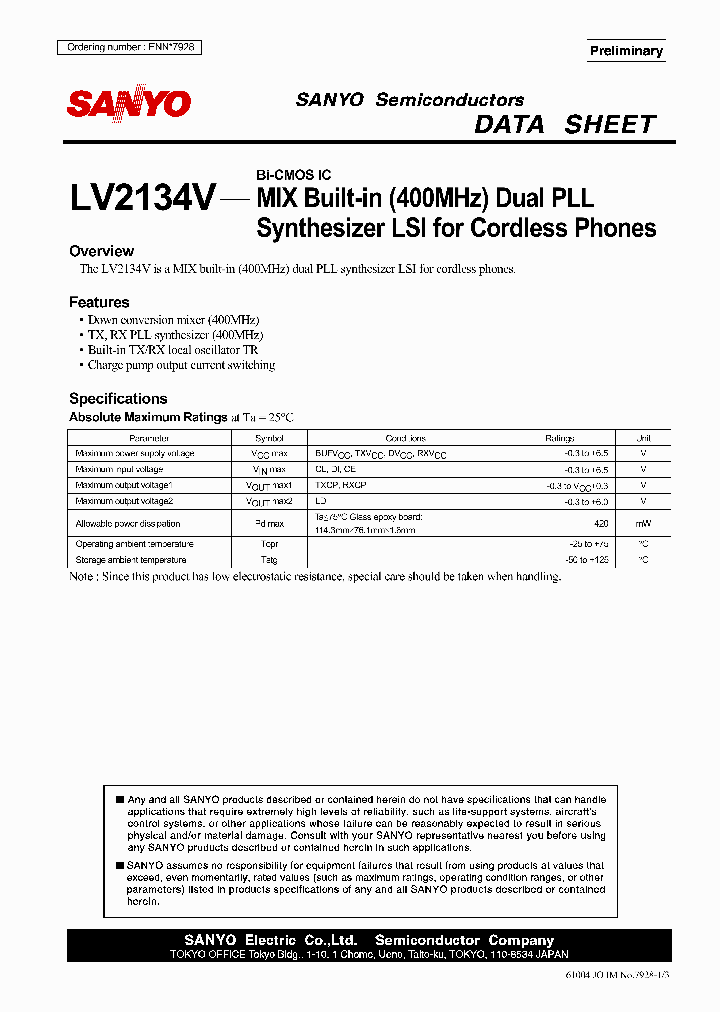 LV2134V_2355966.PDF Datasheet