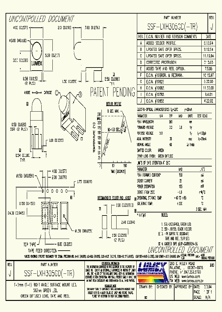 SSF-LXH305GD-TR_2378208.PDF Datasheet