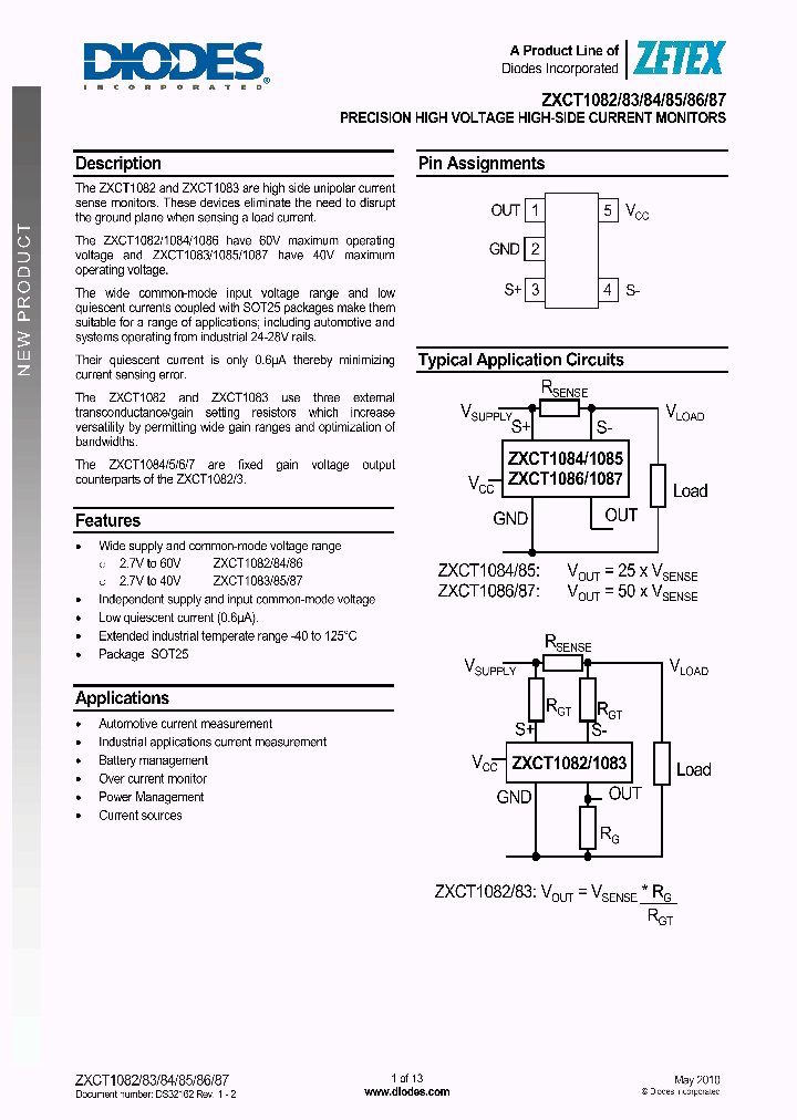 ZXCT1082_2384980.PDF Datasheet