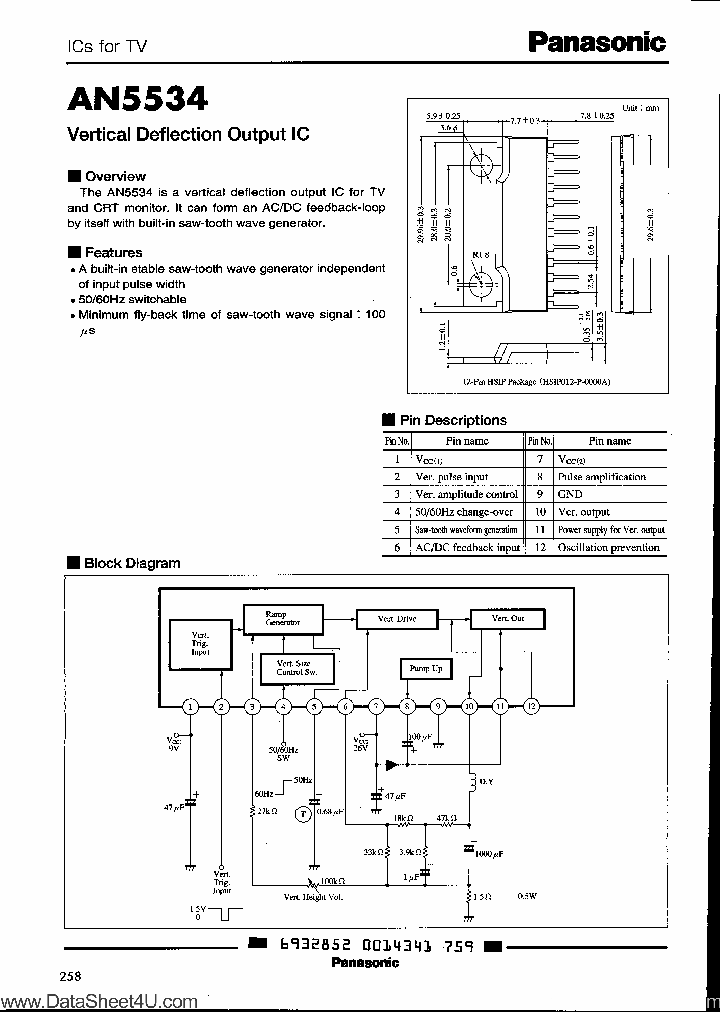 AN5534_2395077.PDF Datasheet Download --- IC-ON-LINE