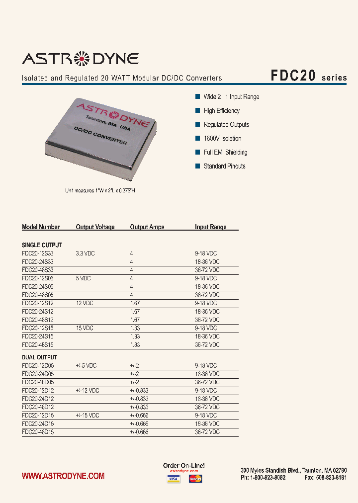 FDC20-12T0512_2401221.PDF Datasheet Download --- IC-ON-LINE