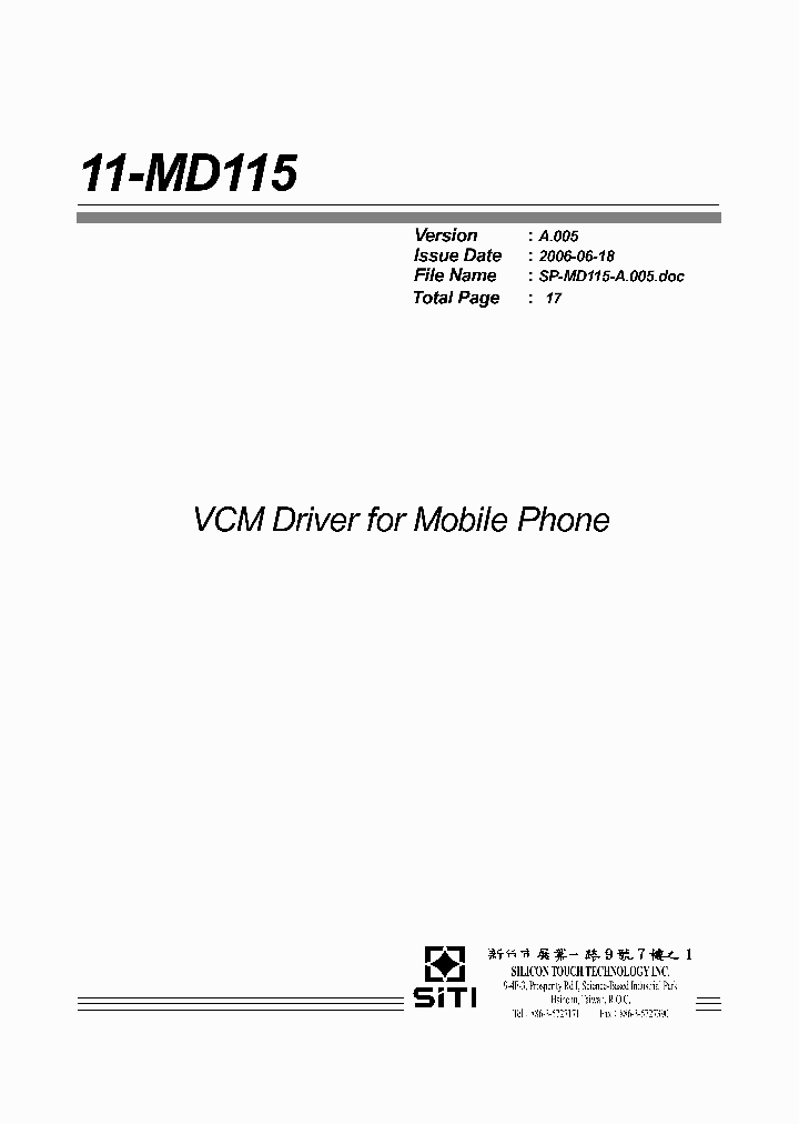 11-MD115_2461914.PDF Datasheet Download --- IC-ON-LINE