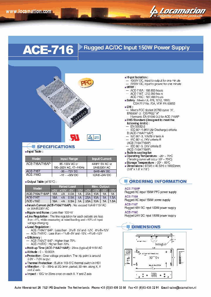 ACE-716AP_2491012.PDF Datasheet