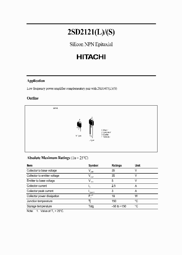 2SD2121SD_2478390.PDF Datasheet