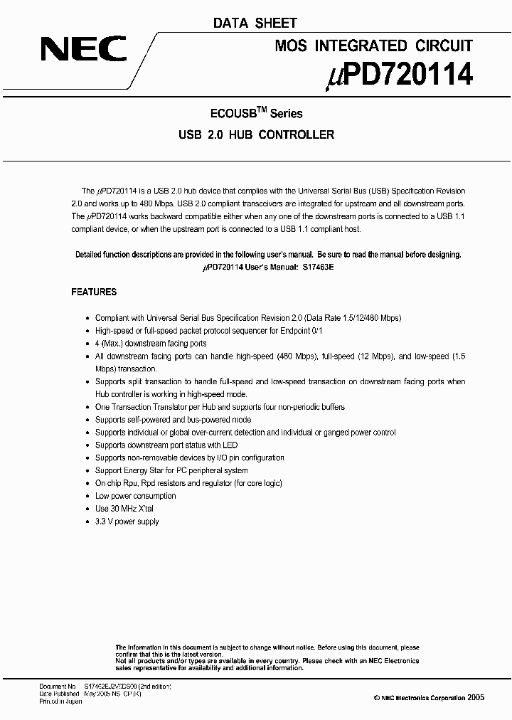 UPD720114GA-9EU-A_2496789.PDF Datasheet