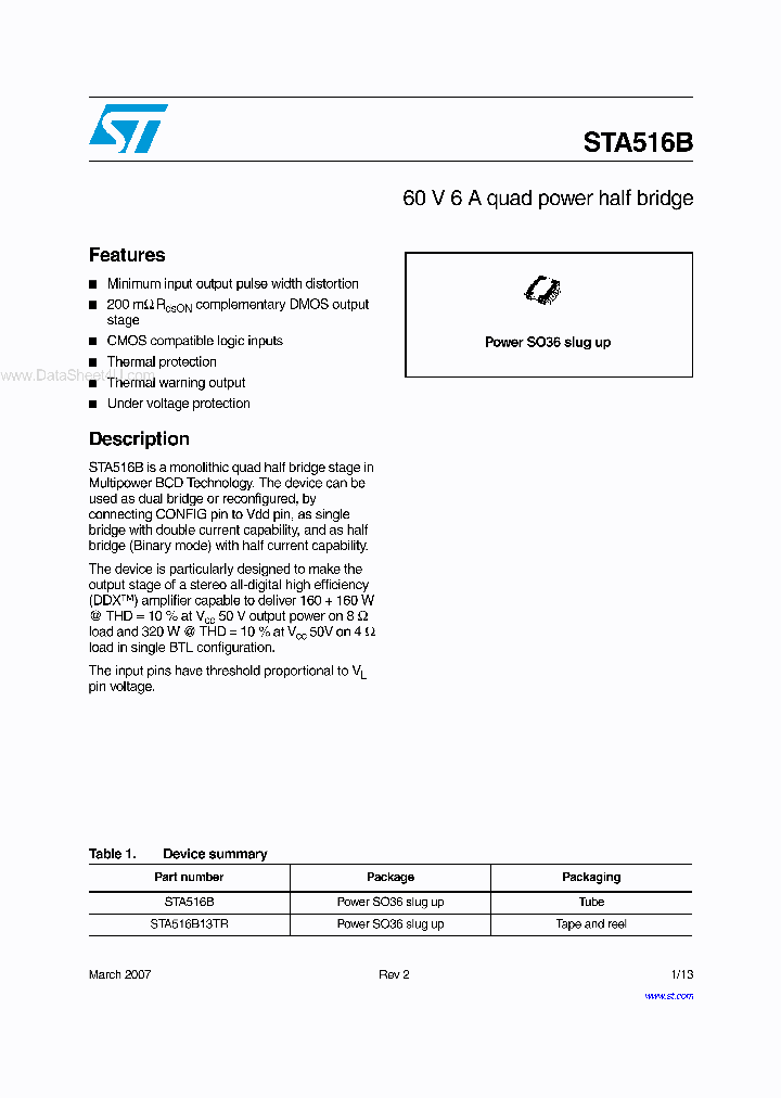 STA516B_2508159.PDF Datasheet