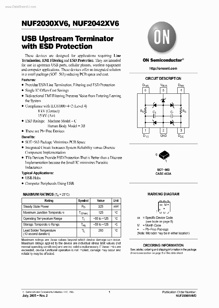 NUF2042XV6_2515746.PDF Datasheet