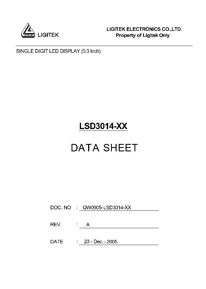 LSD3014-XX_2521151.PDF Datasheet
