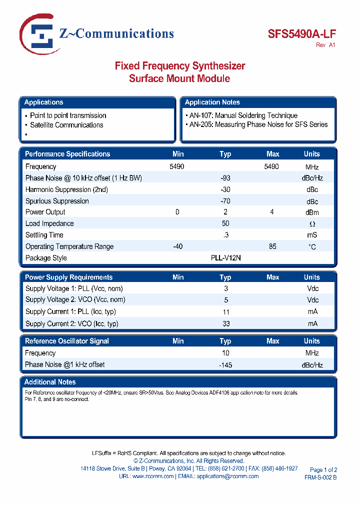 SFS5490A-LF_2521990.PDF Datasheet