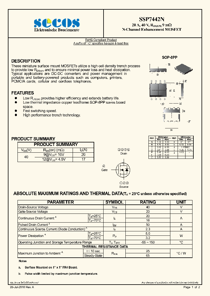 SSP7442N_2522294.PDF Datasheet