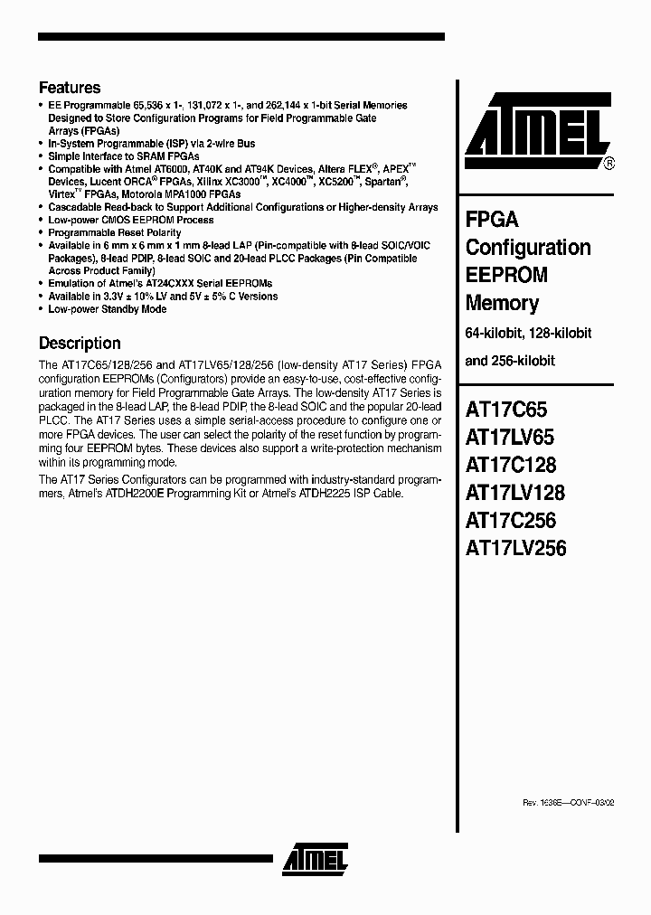 AT17C65-10CC_2540193.PDF Datasheet