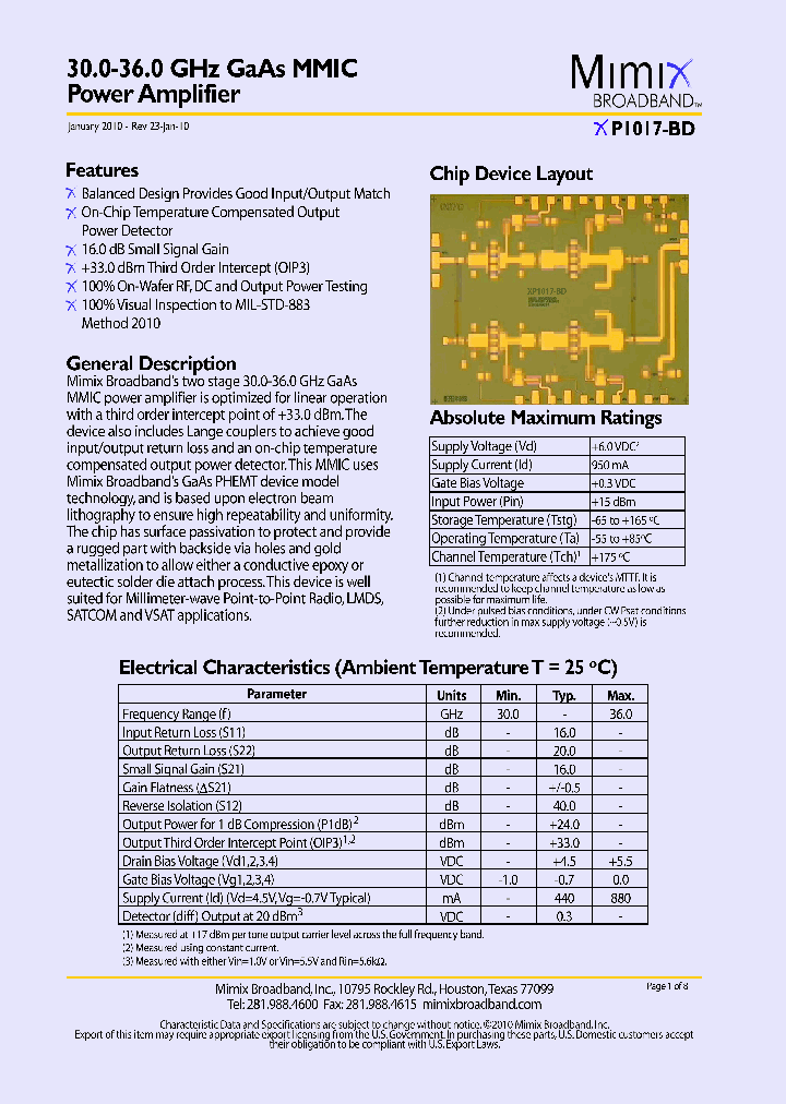 XP1017-BD10_2539460.PDF Datasheet