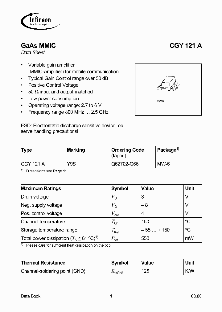 CGY121A_2547195.PDF Datasheet