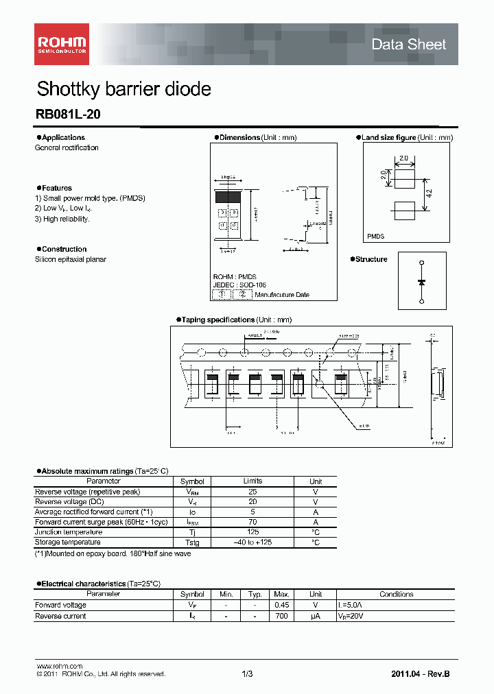 RB081L-20_2558187.PDF Datasheet