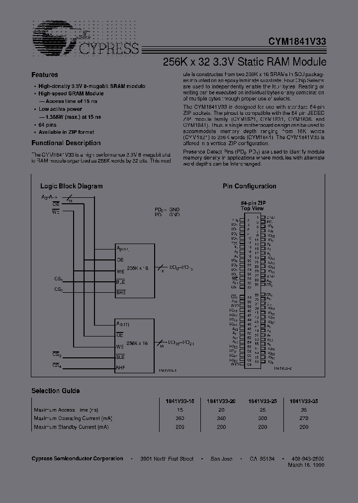 CYM1841V33PZ-35C_2564248.PDF Datasheet