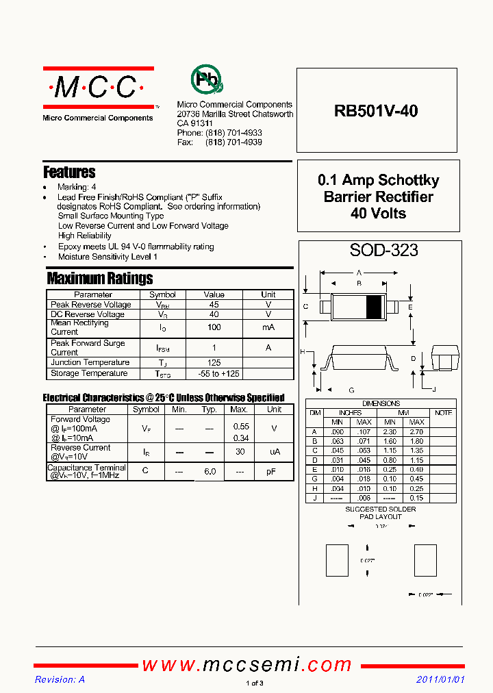 RB501V-40_2564507.PDF Datasheet