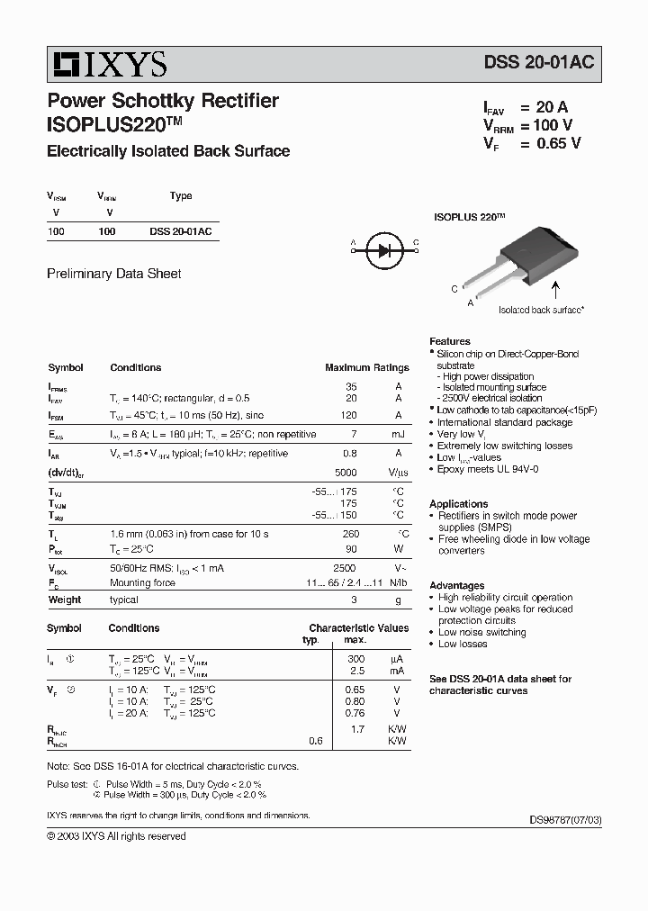 DSS20-01AC_2582265.PDF Datasheet