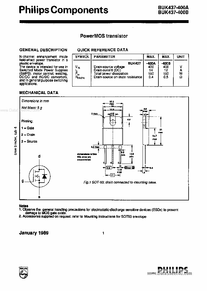 BUK437-400A_2593255.PDF Datasheet