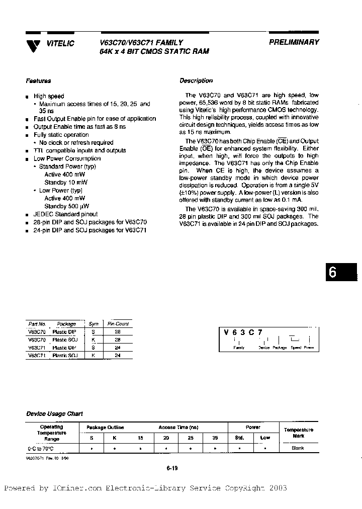 V63C70P20L_2589969.PDF Datasheet