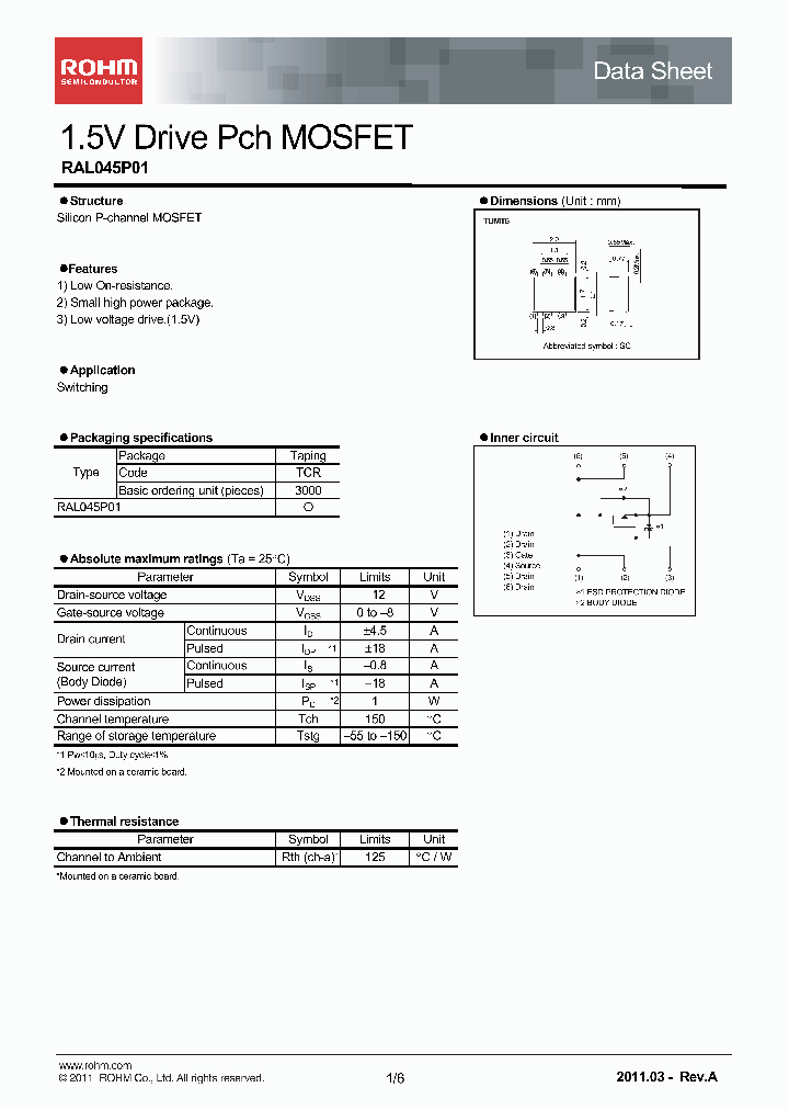 RAL045P01_2594737.PDF Datasheet