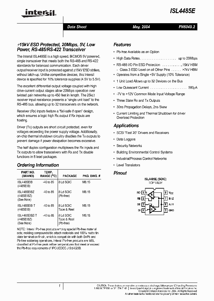 ISL4485E_2595057.PDF Datasheet