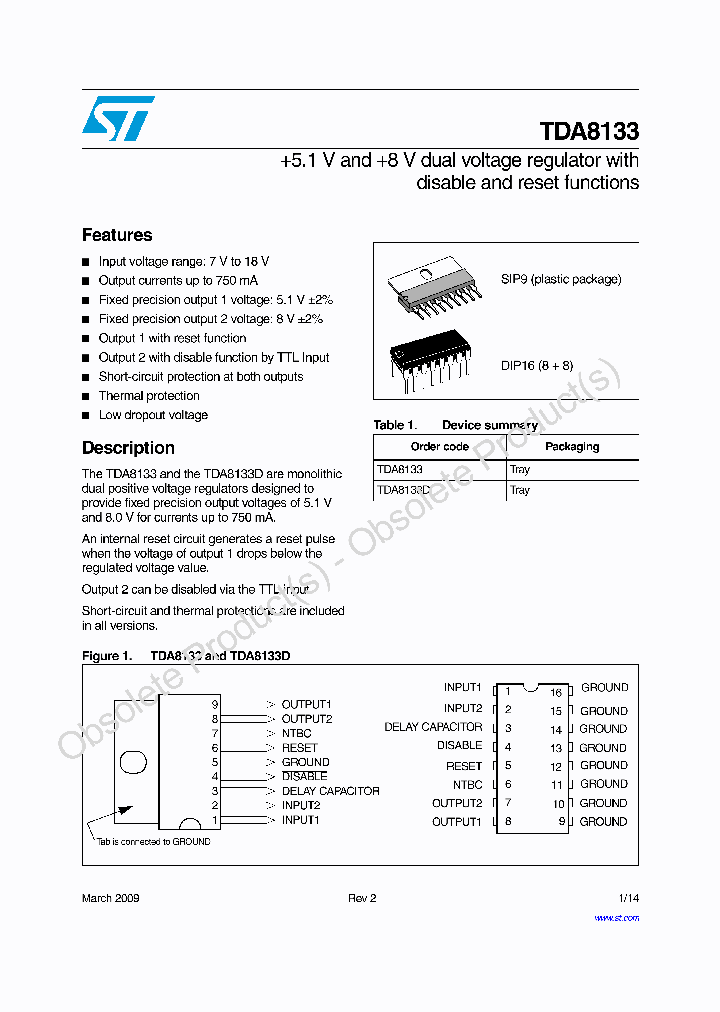 TDA8133_2600777.PDF Datasheet