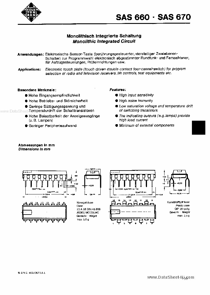 SAS670_2610580.PDF Datasheet