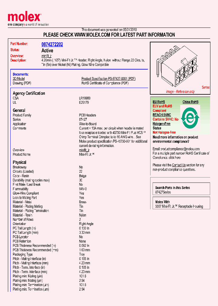 87427-2202_2611318.PDF Datasheet