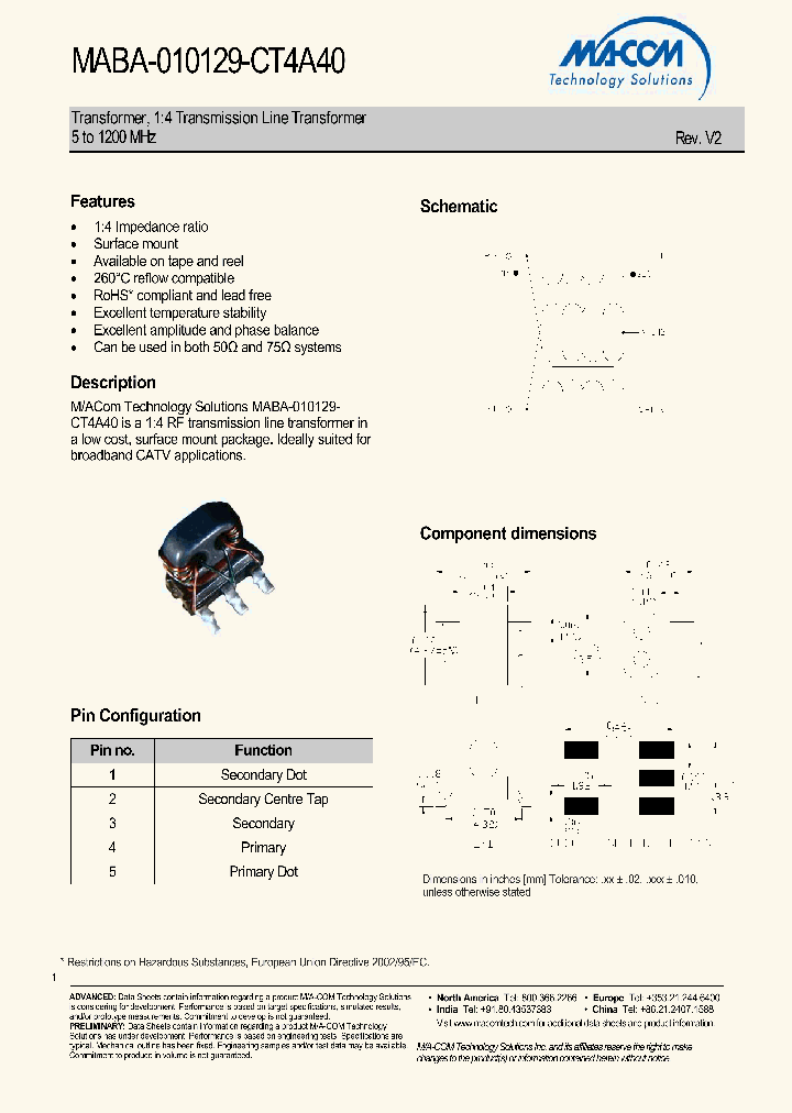 MABA-010129-CT4A40_2618114.PDF Datasheet