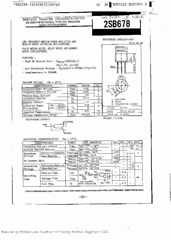 2SB678_2620342.PDF Datasheet