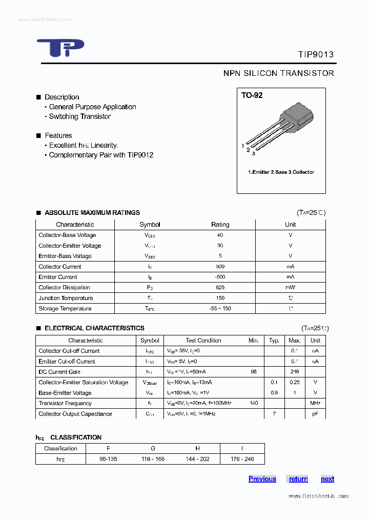 TIP9013_2627943.PDF Datasheet