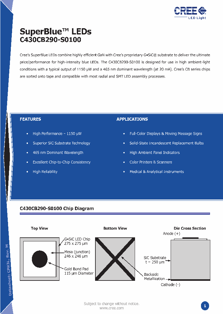 C430CB290-S0100_2633398.PDF Datasheet