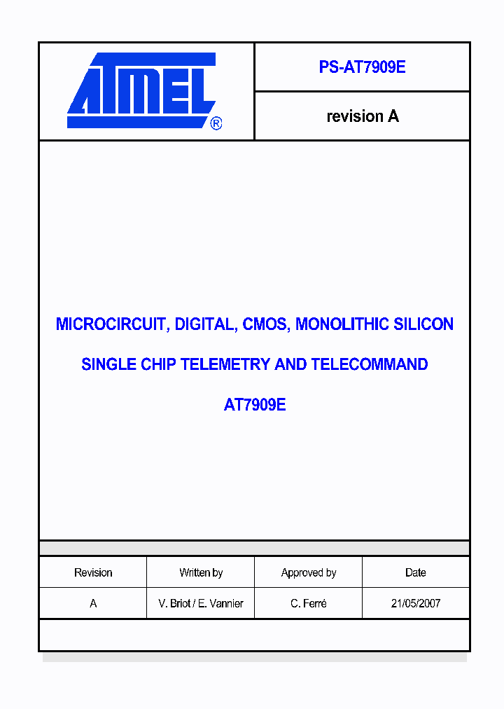PS-AT7909E_2648631.PDF Datasheet Download --- IC-ON-LINE
